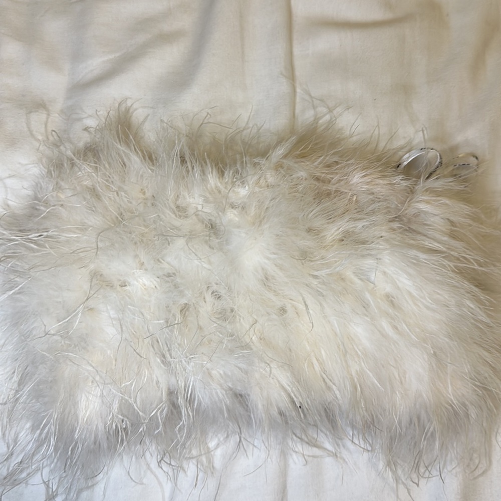 MOVING SALE!! Club L Feather Crop Top | Worn Once - Picture 4 of 5